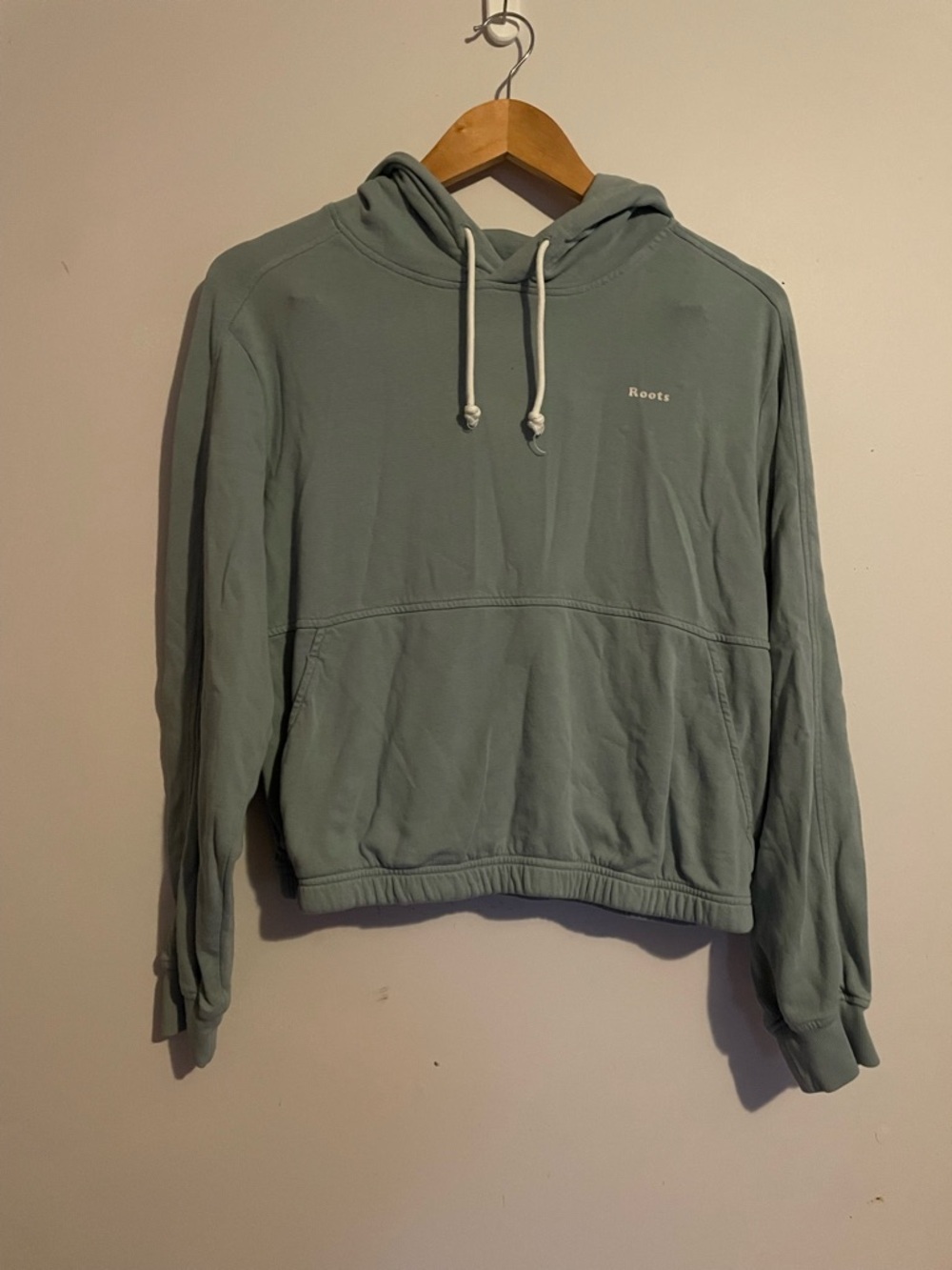 Roots Mint Green Pullover Hoodie